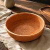 Handwoven Rattan Storage Basket Handmade Round Open Rustic for