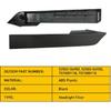Set mit Blenden für Frontstoßstange, Kühlergrill und Scheinwerfer(1 Paar) für Toyota Tacoma 2012 2013 2014 2015 Ersetzen 52502-04900 52503-04900