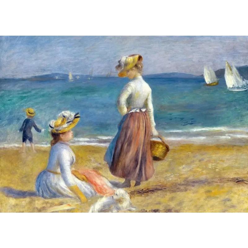 Canvas Painting Vintage Pierre Auguste Renoir Artworks Lunch of The Boating Party Art Poster Wall Prints Picture Room Home Decor