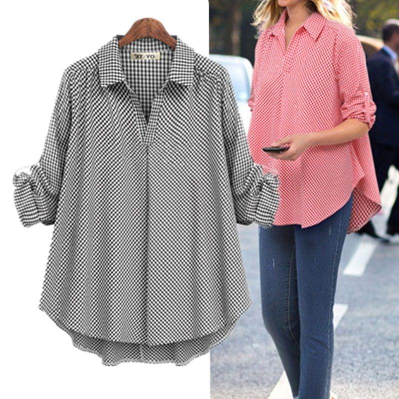 

105.00kg Amazon Fashion Shirt Oversize Women s Clothing Red L