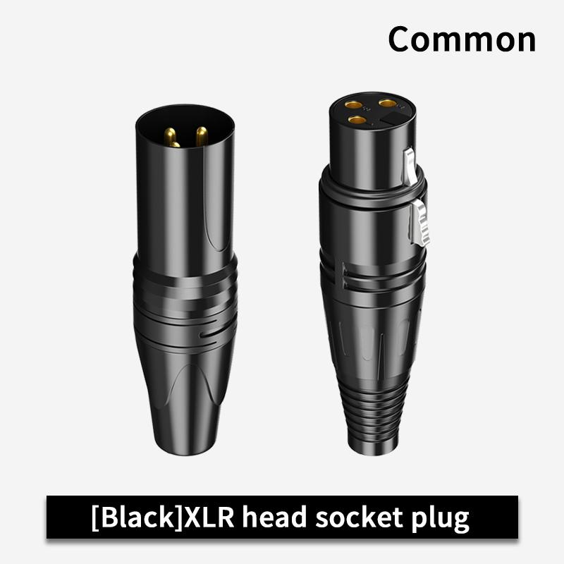 

Cannon Male and Female 3 Pin XLR Microphone Audio Cable Plug mic Connectors Cannon Cable Terminals Sound plug 1 set(Male Female)