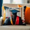 1 customized photo couple pillow, personalized DIY modern minimalist sofa cushion, double-sided printing, white polyester fiber,