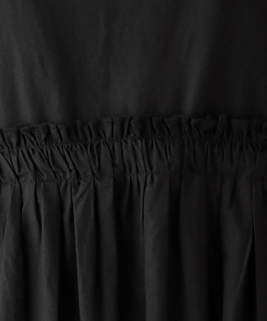 Afternoon Tea Living Dress/Tunic JM07 Indian Cotton French Sleeve Dress, Size M, Black