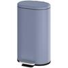30 L Modern Curved Kitchen Bin - Grey