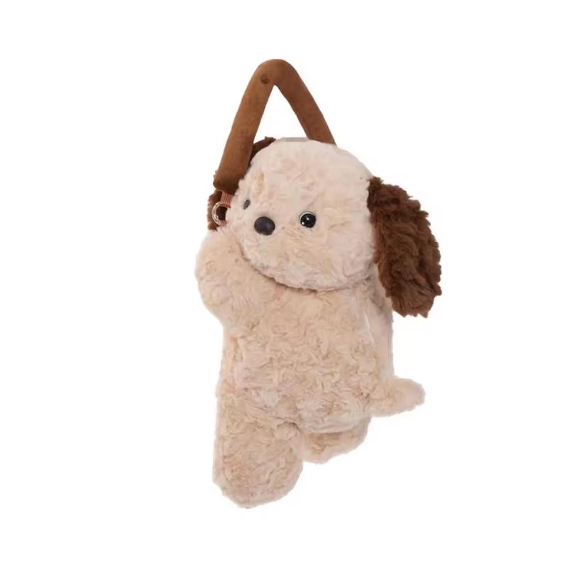 

1Pc Universal Car Tissue Hanger Doll Cute Creative Hanging Tissue Holder Plush Vehicle Tissue Case Paper Box коричневый
