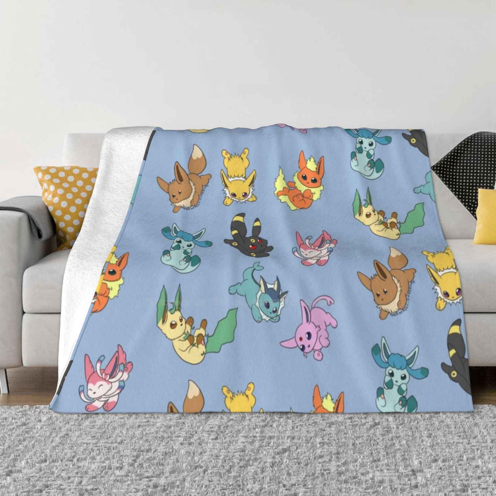 Blue Eevees New Arrival Fashion Leisure Warm Flannel Blanket 30x40in