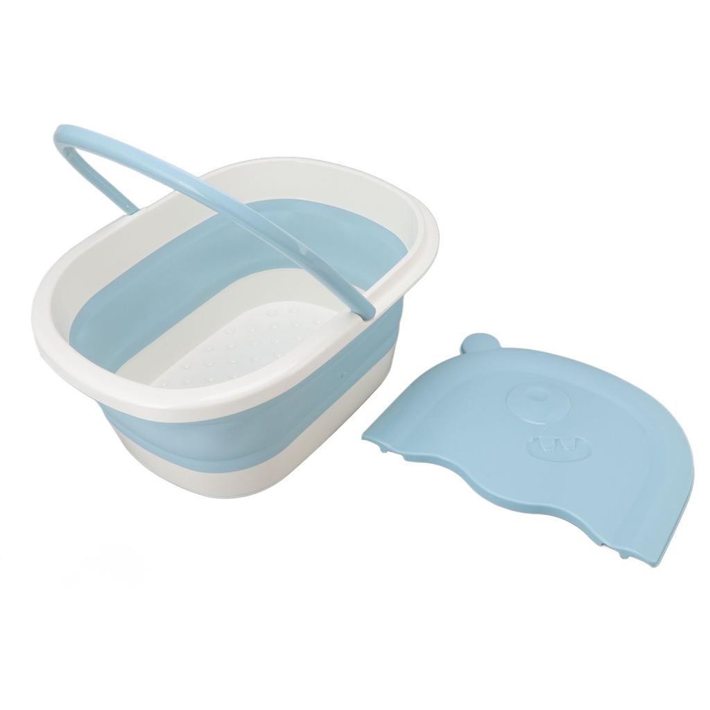 Foot Soaking Tub Foldable Foot Bath Foot Tub Bucket for Children Foot Bath Plastic Wash Bathtub