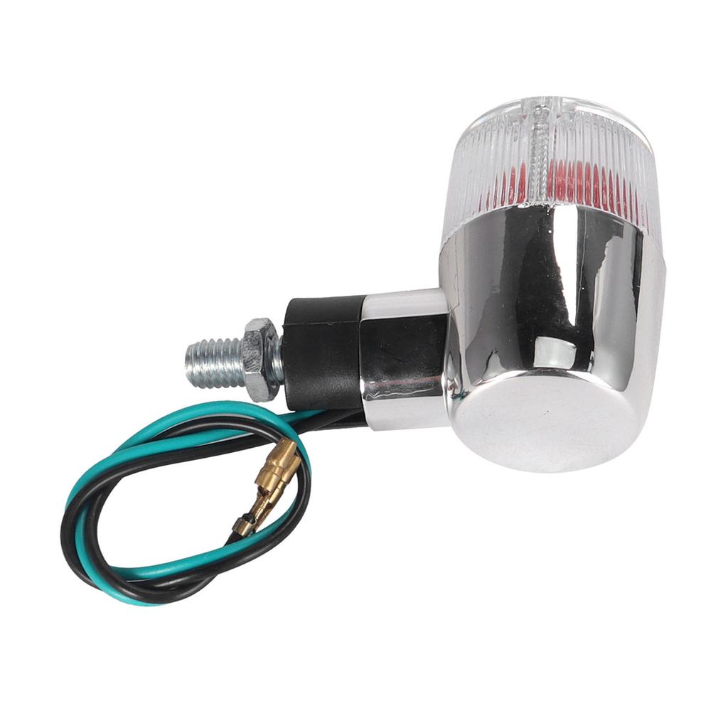 Mini Turn Signal Indicator Lamp Retro Design Universal Mount Quick Install Suitable For Cruiser Bikes Motorcycle Lighting