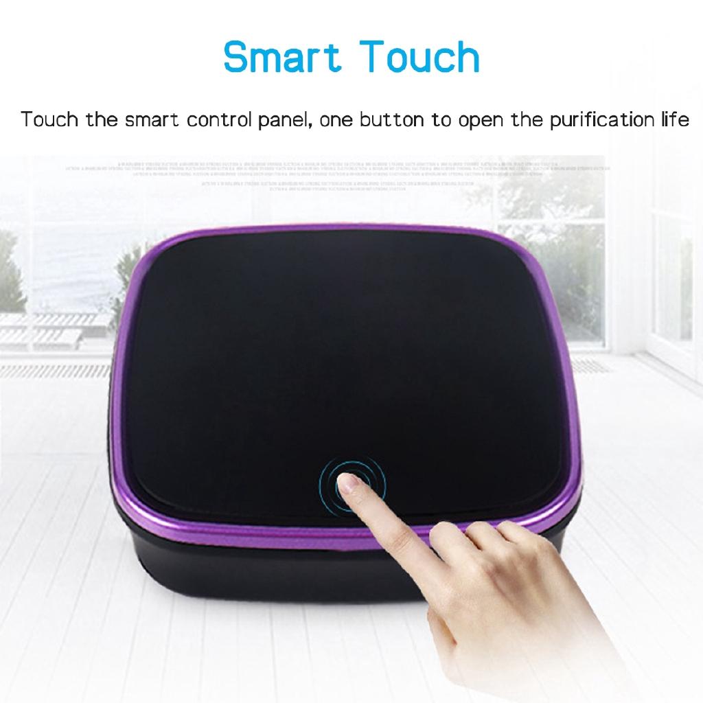 Car Air Purifier 5V Negative Ions Air Cleaner Freshener Auto Mist Maker Pm 2.5 Eliminator Car Charger for Car Home