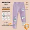 2025 Style Fleece-Lined Little Eight Shark Leggings for Girls - Yoga Barbie Pants for Middle & Older Children