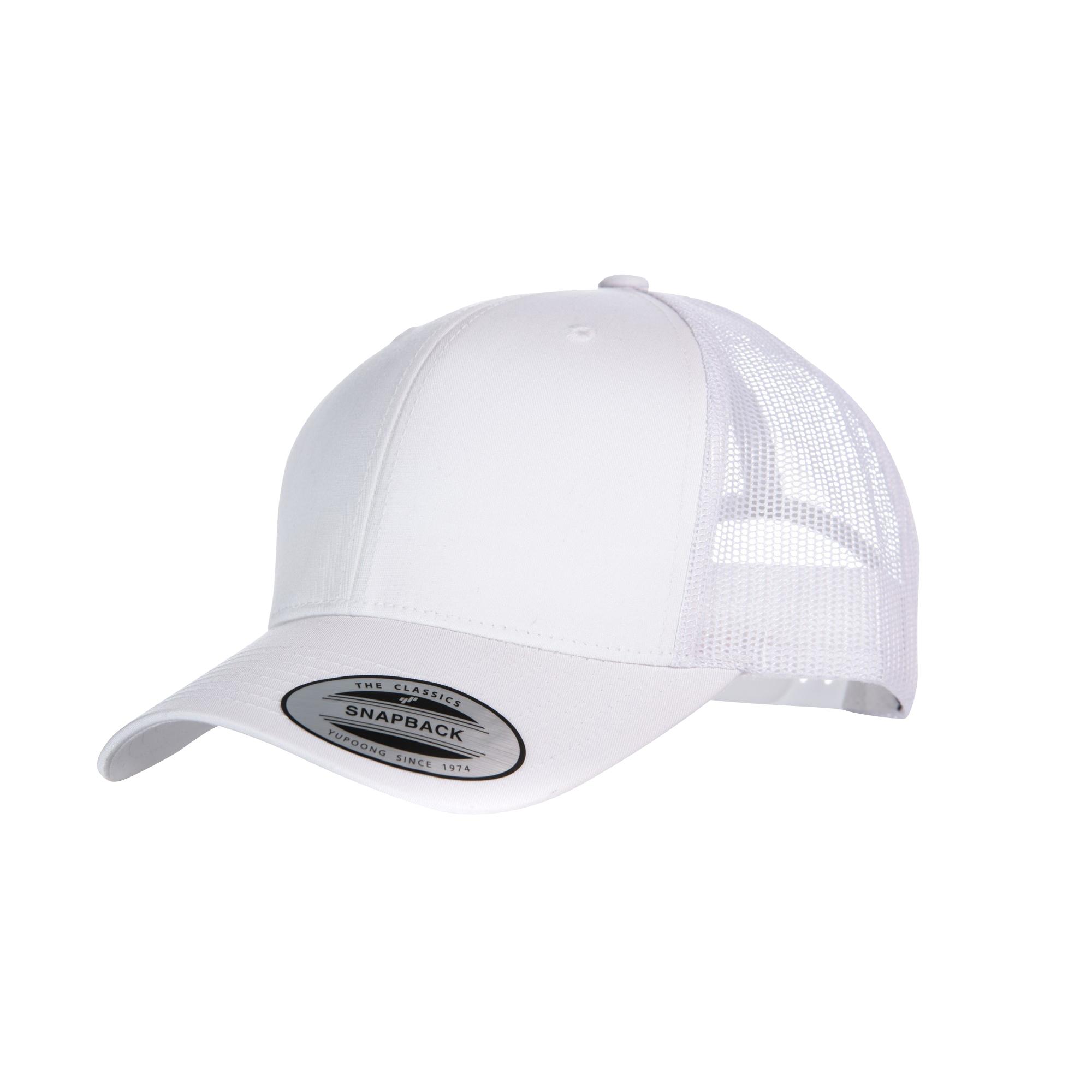 Yupoong Flexfit Retro Snapback Truckerpet One Size wit