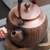 1.7L Red Copper Kettle Pure Handmade Copper Teapot Kung Fu Tea Kettle Large Capacity Boil Water Kettle Antique Kitchenware