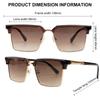 2026 Luxury Oversized Square Sunglasses Men Y2K Punk Designer Futuristic Vintage Outdoor Shades Driving For Male Goggles Eyewear