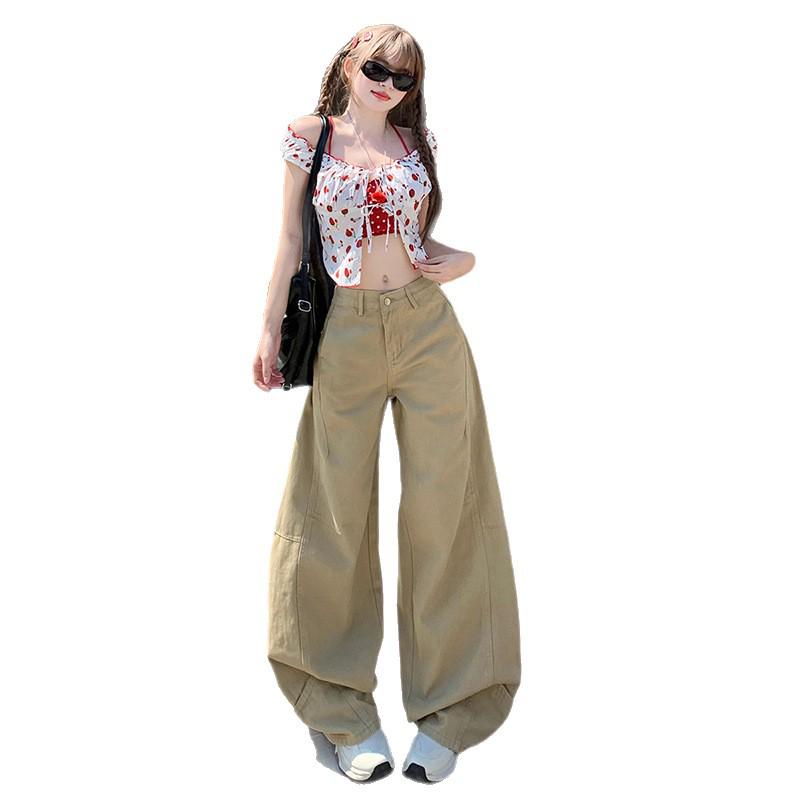 Damen High Waist Straight Leg Wide-Leg Jeans - Neue Herbstmode