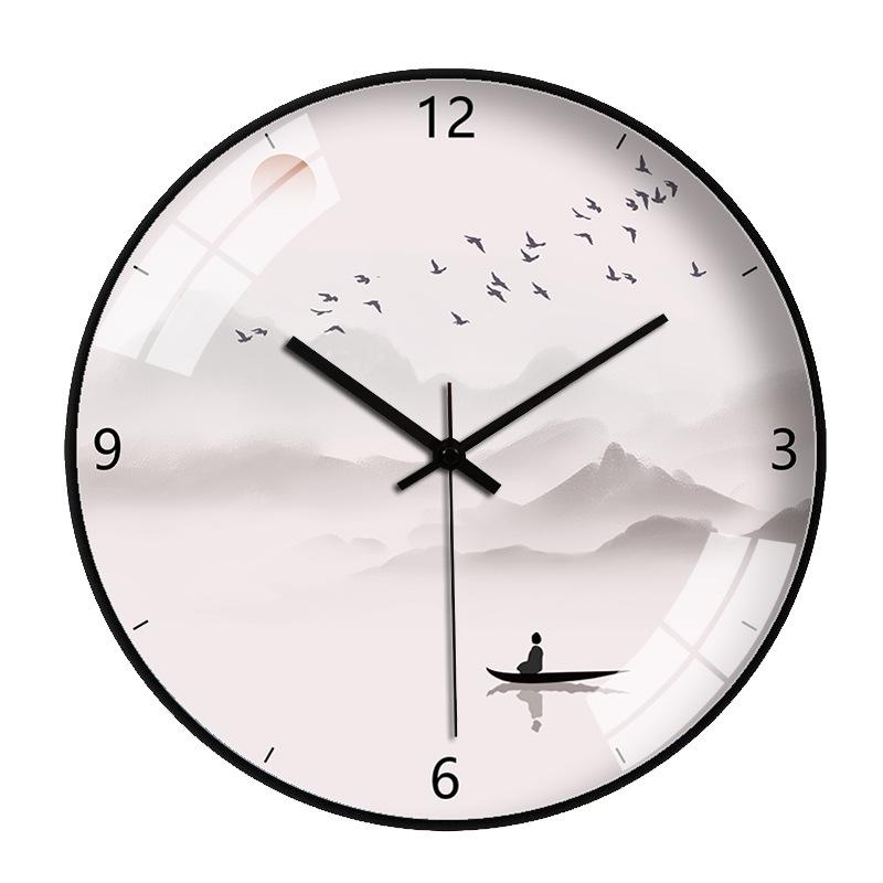 12-Inch Nordic Starry Sky Silent Wall Clock for Bedroom & Living Room