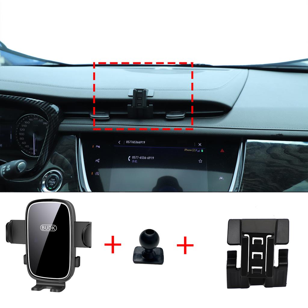 Car Mobile Phone Holder for Cadillac XT6 XT5 2016~2025 Navigation Stand Auto Accessories GPS Bracket