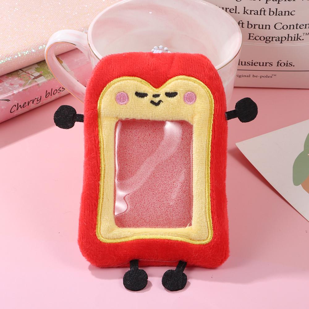 Cartoon Photocard Case Bag Keychain Multifunctional Card Case Snowman/Bunny/Chicken Cute Idol Photos Protective Cover Students