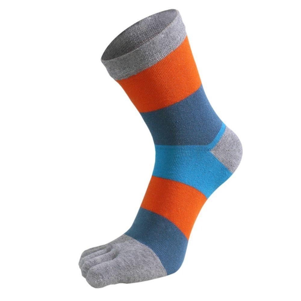 1 Paar Schweißabweisende Fünf-Finger-Socken Antibakterielle Herren-Socken mit geteilten Zehen Sport
