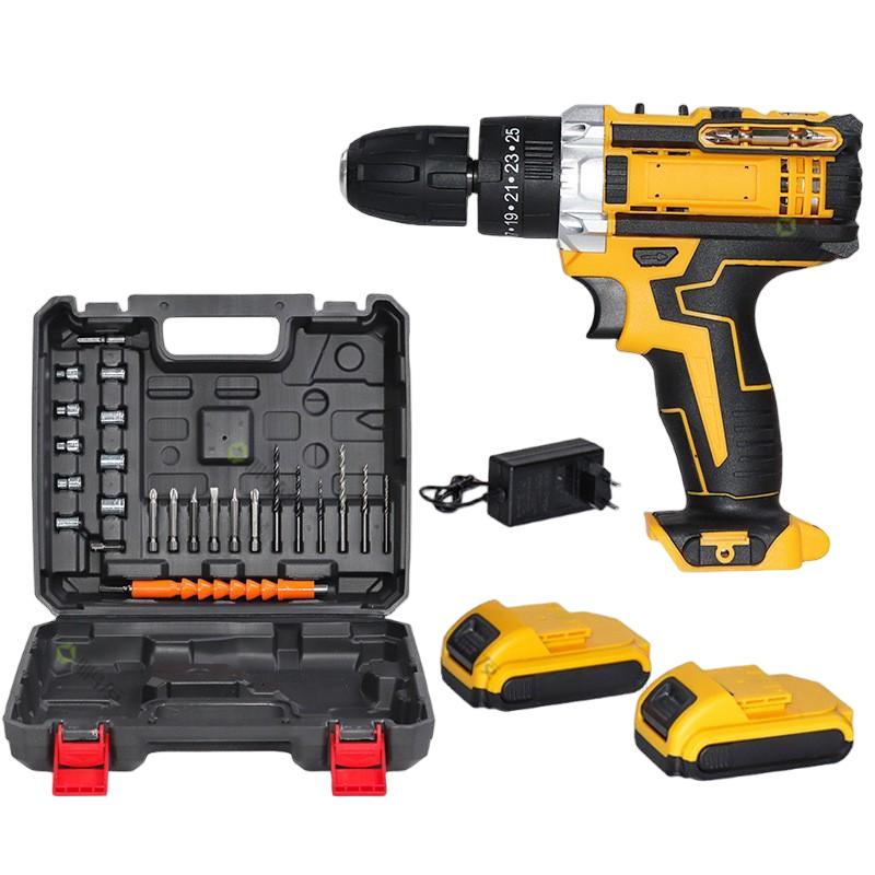 21V Impact Drill: Three-Mode Electric Handheld Screwdriver with Industrial-Grade Performance