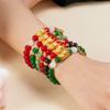 Elastic Beads Dragon Bangle Lucky Zodiac Hand Chain Cool Loong Beaded Bracelet  Hipster