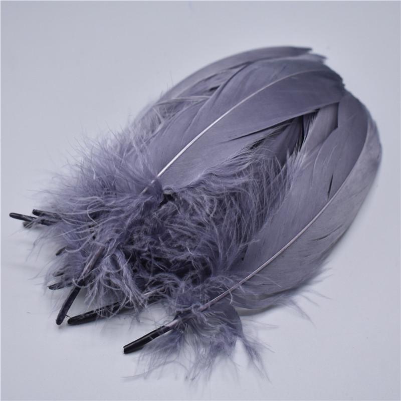 Nature Peppermint Green Goose Nagoire Feathers For Crafts Plumes 5-7Inch/13-18Cm Jewelry Clothing Accessories Wedding Decoration