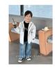 2025 Spring & Autumn Boys' Cargo Jeans: Trendy, Loose-Fit, Casual Long Pants for Kids