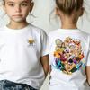 One Piece Japanese Anime Print Cotton TShirt Luffy Zoro Childrens Casual Short Sleeve Tee Kids Luffy Tshirt Family Clothing