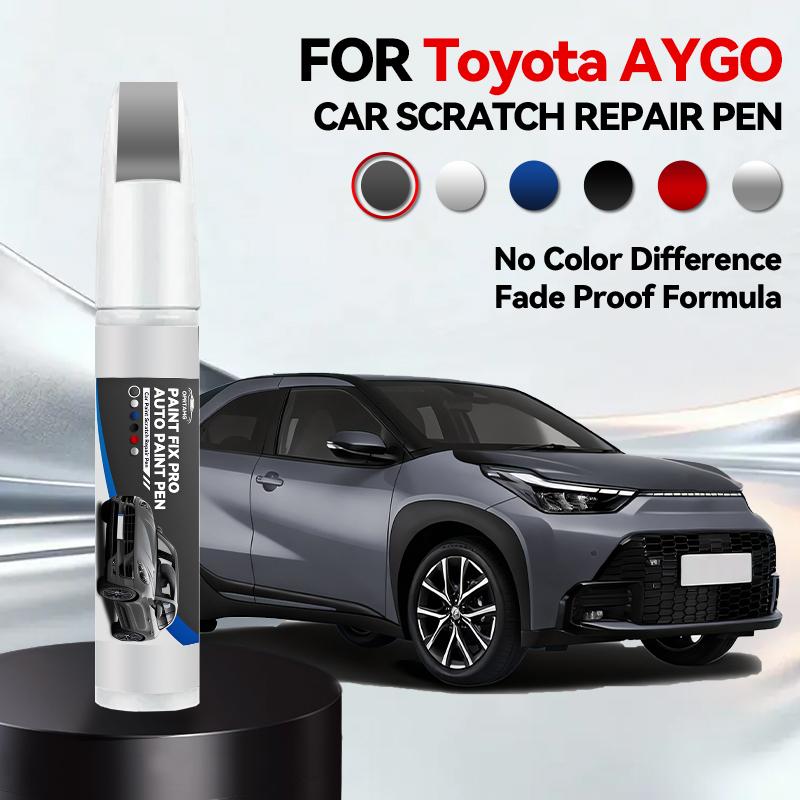 Fahrzeug zur exklusiven Nutzung Für Toyota AYGO Lackreparaturstift Ausbesserungsstift Kratzerentferner DIY Autozubehör Schwarz Weiß Silber Blau