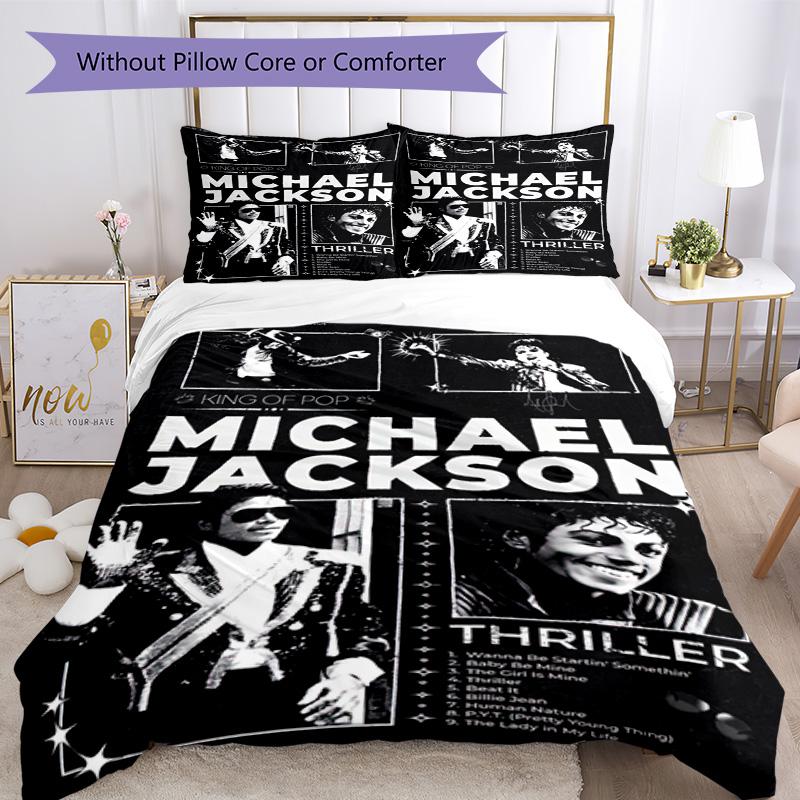 Michael Jackson Bedding Set Breathable Duvet Cover With Pillowcases Home Decoration Birthday Gift