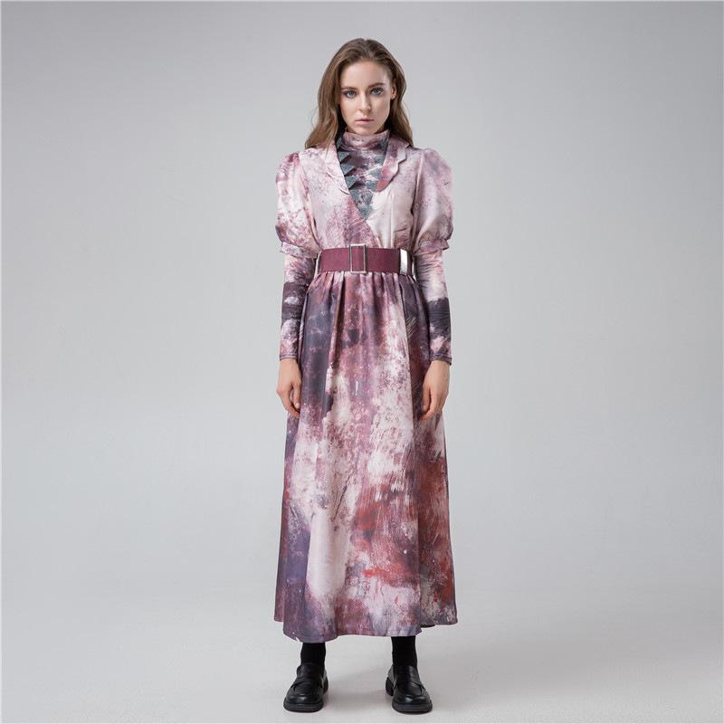 

Костюм привидения на Хэллоуин, костюм невесты-привидения, костюм ведьмы-демона, игровая униформа, костюм вампира для мужчин и женщин XXL