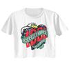 Billy Idol Charmed Life World Tour 90-91 Women's Crop Top T Shirt Rock Music