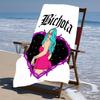 Proof Beach Towel with a Karol G Pattern - Soft,absorbent,quick-drying,machine Washable - Perfect for Swimming,camping,bathing