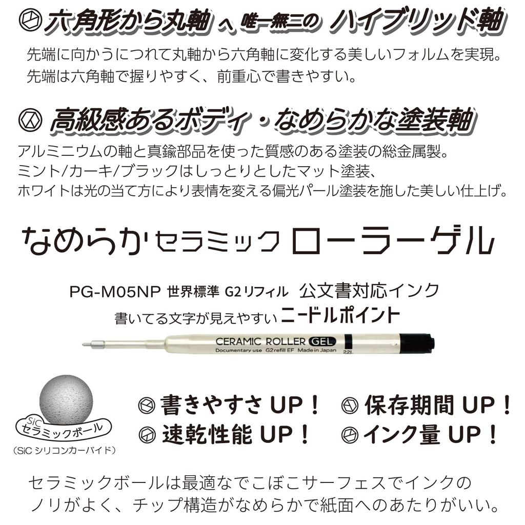 Auto Roller Gel Ballpoint Pen GS02 Black (GS02-G5-BK)