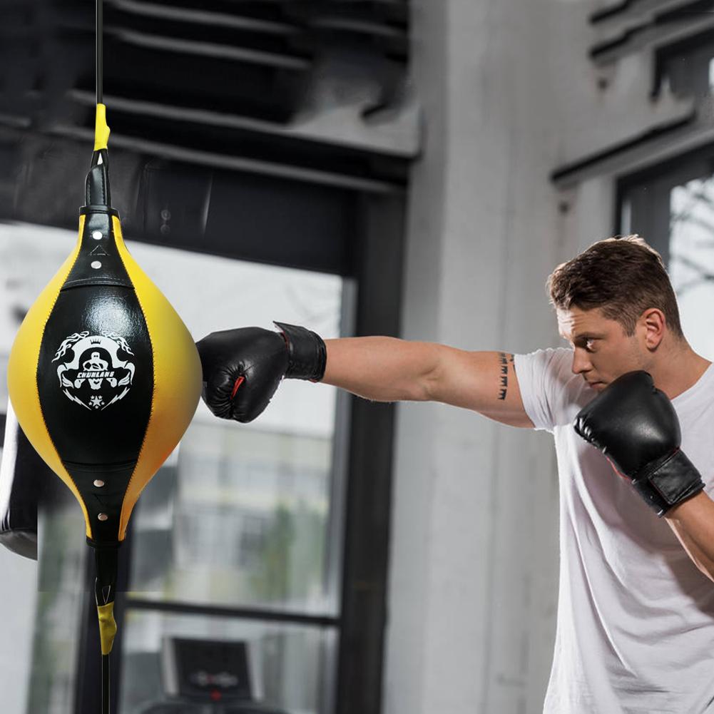 Oboustranný boxerský dodge rychlostní míč PU nafukovací boxovací pytel od podlahy ke stropu
