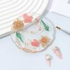 Handmade Resin Coaster Dried Flowers Cup Mat Heat-Resistant Clear Waterproof Table Protection Mat Unique Gift for Coffee Lovers Home Office Decor