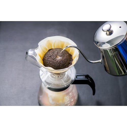 CAFEC Sanyo Sangyo Coffee Filters, White, 2-4 Cups, Abaca, Cone-Shaped, 100 Filters