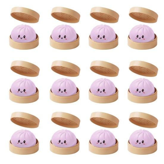 In Dark Bun The Glow Squeeze Toy Led Light Up Stress Relief Fidget Sensory Toy For Adults Kids Cute Desk Decor Gift