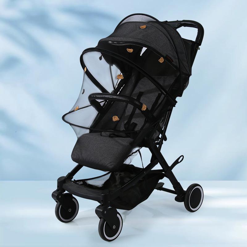 Universal Zippered Baby Stroller Mosquito Net Cover