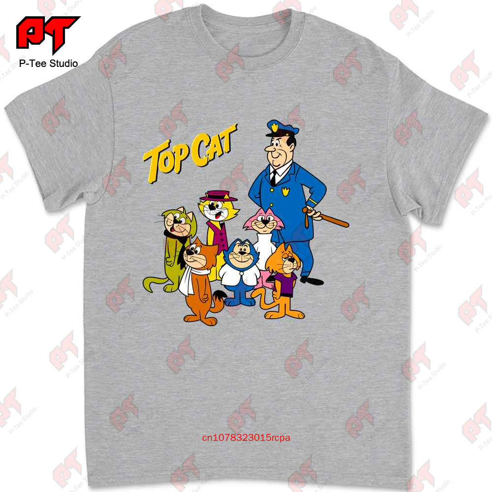 Tributo Cat Hanna Barbera-Cartone Anni 80-Cult T-shirt T6Z0