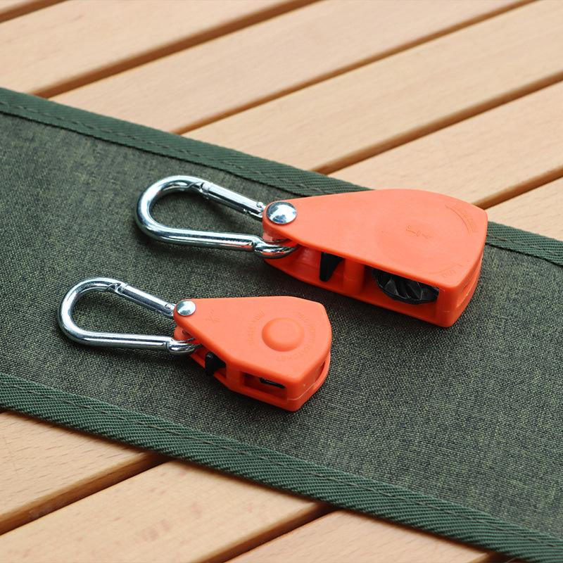 Outdoor Metal Pulley Rope Tensioner for Tent Canopy