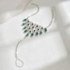 Rhinestone Bridal Anklet: Elegant Beach Footwear for Fashionable Holidays