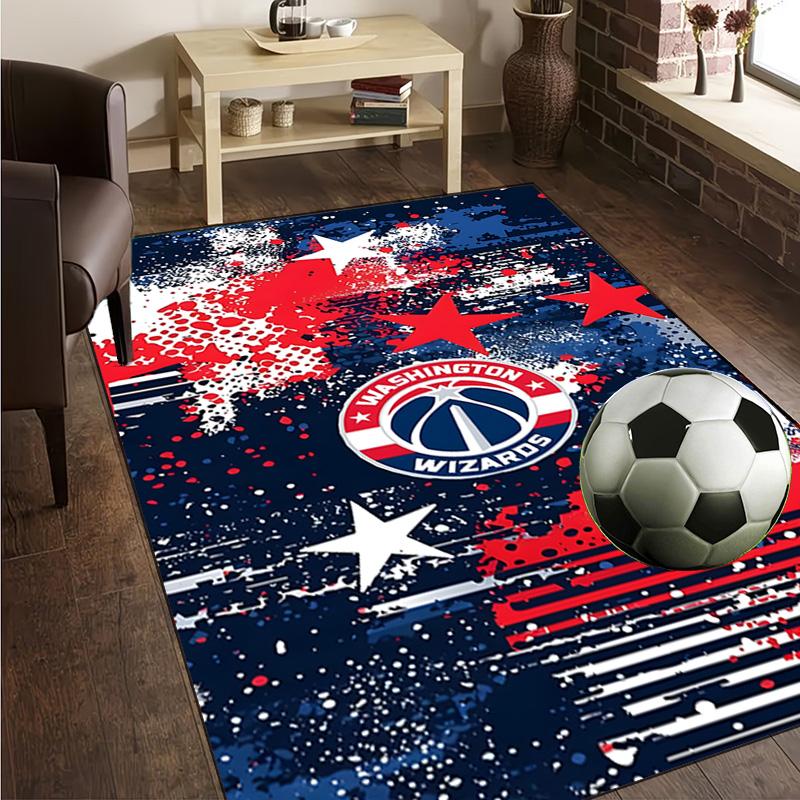 Washington basketball Stars Rug Office Carpet Non-Slip Mat, Chair Rug Floor Covering for Gaming, Bedroom, Living Room , Home Decor Christmas Gift