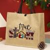 Weihnachtskrippe Jute Tragetasche zum Einkaufen, Reisen & für den Außenbereich