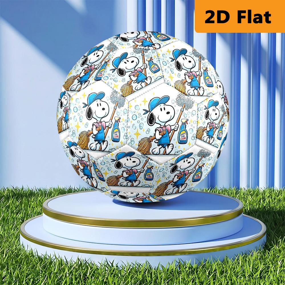 Snoopy Soccer Ball Suitable For Both Training And Competition No 11 Football Wearresistant And Slipresistant High Elasticity