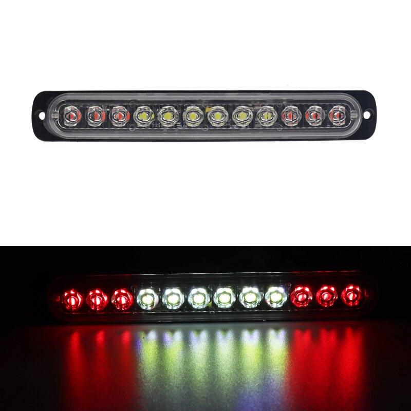 2 buc 12 V/24 V 12 LED-uri pentru remorcă auto, camion, motocicletă, far de semnalizare laterală, far de urgență, avertisment de pericol, bliț, bară de lumină stroboscopică