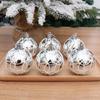 6pcs Cartoon Electroplated Christmas Hanging Balls 6cm Merry Christmas Tree Decor  Children Gifts