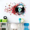 Music Wall Stickers Vinyl Decals for Living Room Bedroom Concert Hall Creative Album Art Peel and Stick Wall Decoration