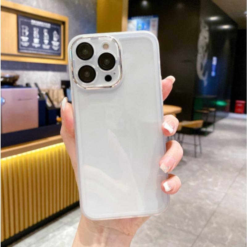 Apple Meiyan 15pro Electroplating Essence Hole 13pro Iphone14 Comes with A Stylish Protective Cover for Lens Film