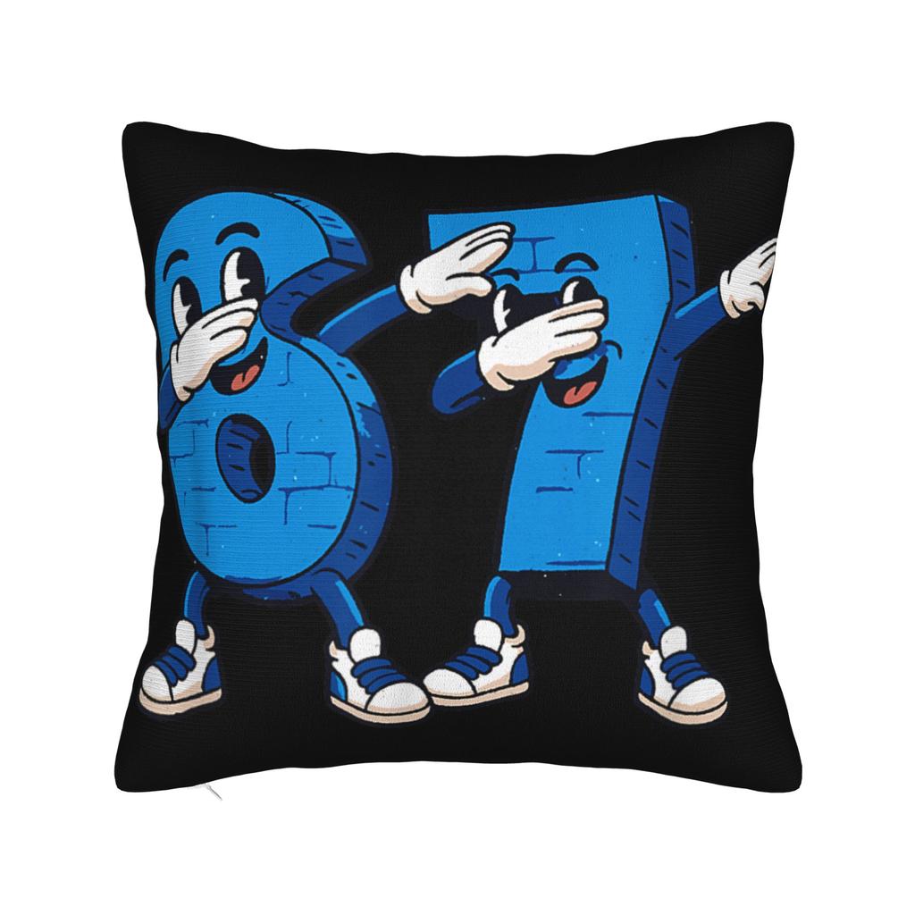 Funny 67 Six Seven Italian Brainrot 6 7 Meme Pillow Case  Design Pillow Cover Retro Trendy Pillowcases For Living Room Sofa