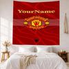 Manchester Custom Your Name Wall Decor Tapestry Art For Pet Memorial Birthdaywedding Party Backdrop Family Gift